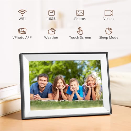 Dragon Touch 10.1'' WiFi Digital Picture Frame HD IPS Touch Screen S798