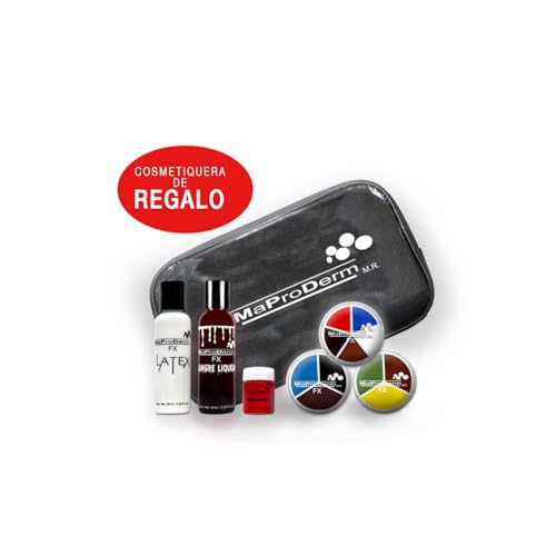 FX Liquid Blood Kit with Liquid Latex for Halloween Makeup Y83355