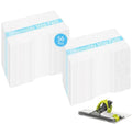80Pcs Disposable Split Mop Pads For Shark VACMOP VM252 VM200 Vac Mop Pads Refills,Only Pads,No Dust Box,Requires Separate Purchase Special Washable Dust Dox or Washed Pads Sets For Use