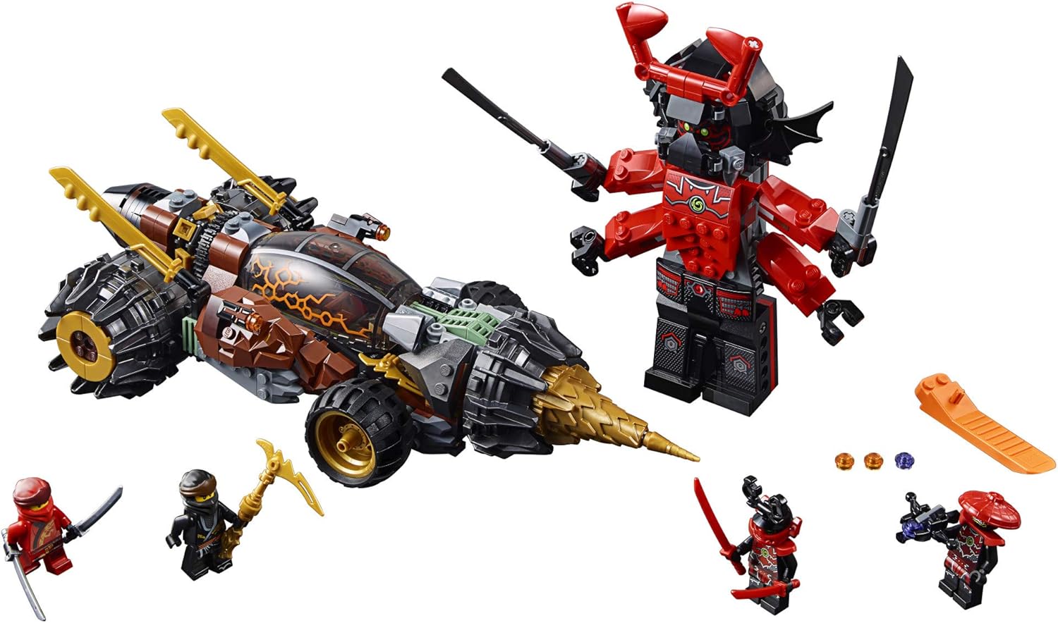 LEGO NINJAGO Legacy Cole’s Earth Driller 70669 Building Kit L9579