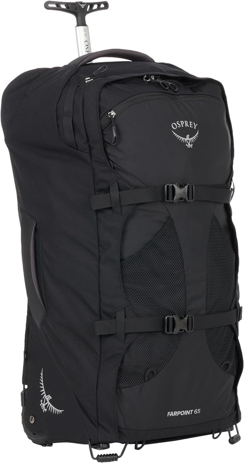 Osprey Farpoint Men's -Wheeled Travel -Pack 65L, Black, One Size
