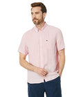 Lacoste Mens Short Sleeve Linen Shirt