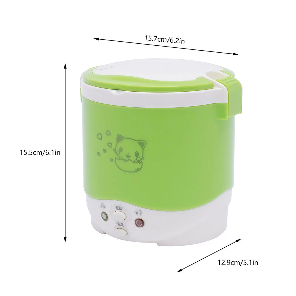 Car Mini Travel Lunch Box Electric Rice Cooker Steamer 12V U510443