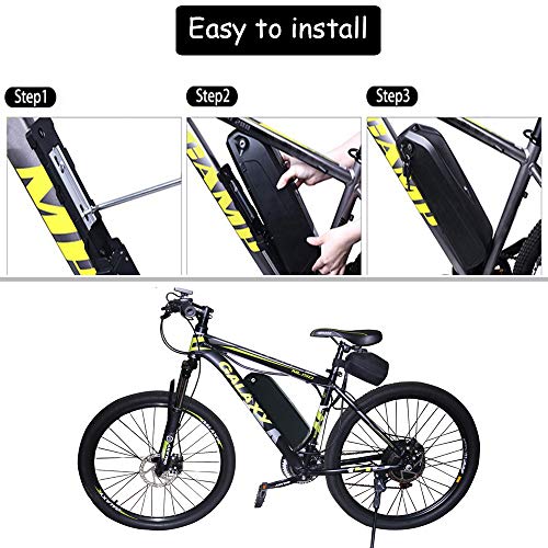 Yasco 48V 13Ah Removable Ebike Battery for Adult Electric Bike Conversion Kit D2423