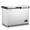 Bodacious 10 Cu Ft Deep Freezer - Chest Freezer with Removable Basket and Adjustable Thermostat - Top Open Door Compact Freezer Energy Saving Quiet for Garage, Kitchen, Office, Bar