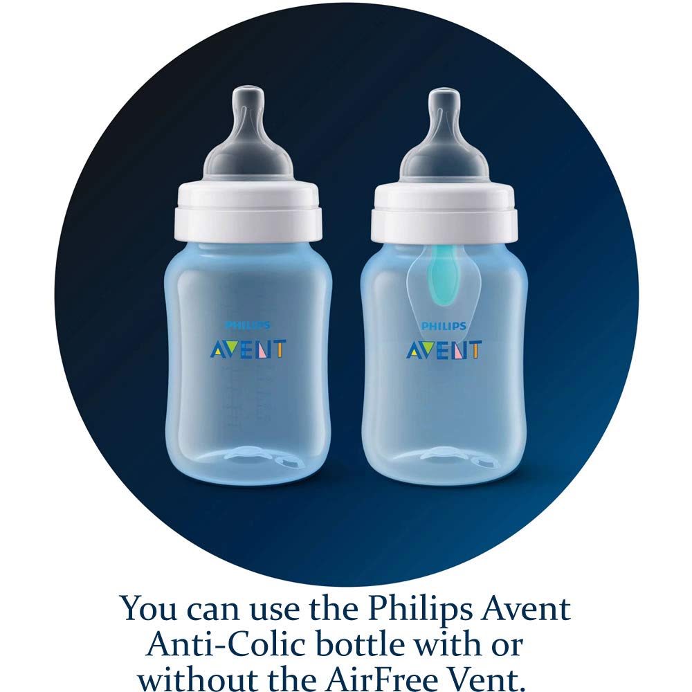 Philips AVENT SCF400/34 Anti-Colic Bottle 4oz 3pk, Clear W44367