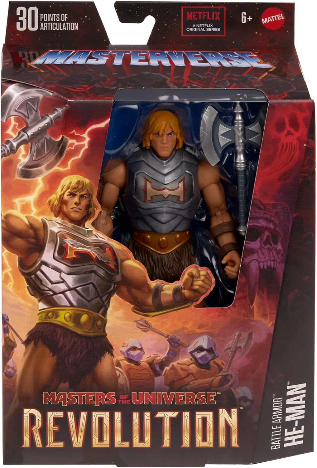 Masters of the Universe Masterverse He-Man Action Figure with Removable Battle Armor Z92704