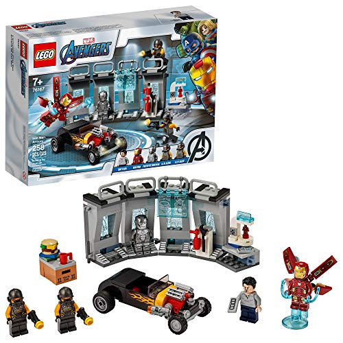 LEGO Marvel Avengers Iron Man Armory 76167 Building Kit (258 Pieces)
