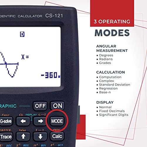Scientific Calculator with Graphic Functions for High School and College E1591