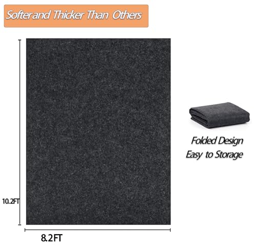 Outdoor Storage Shed Mat 10.2x8.2 FT Waterproof Anti-Slip I6495