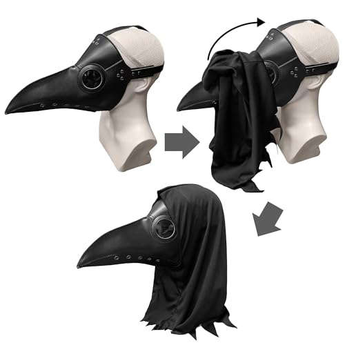 HAOSUN Plague Doctor Costume Set for Men Adults (M size) T518