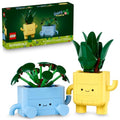 LEGO Botanicals Happy Plants Building Toys - Bedroom or Dorm Room Decor for Girls, Boys, & Adults, Desk or Shelf Display - Birthday Gift Ideas for Kids, Ages 9+ - 10349