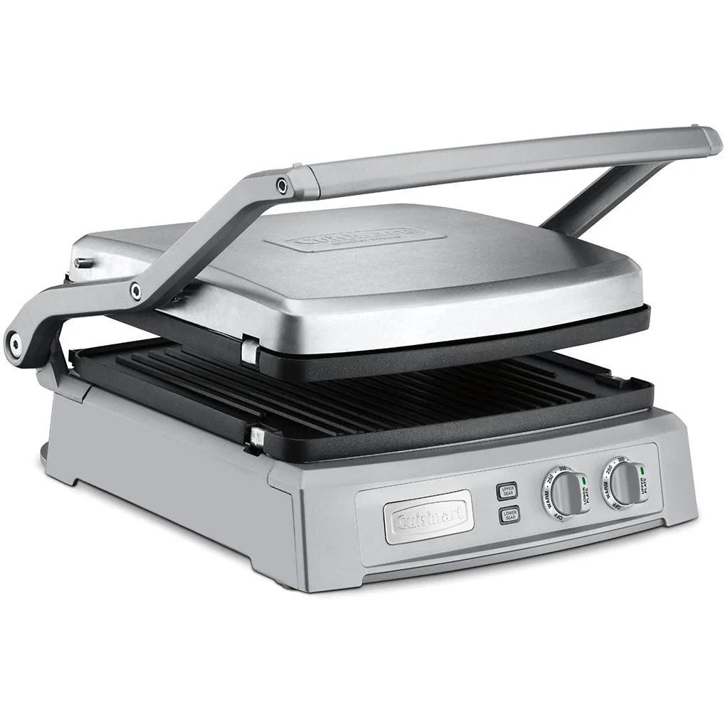 Cuisinart Griddler Deluxe with Reversible Grill/Griddle Plates and Dual-Zone Control P634816