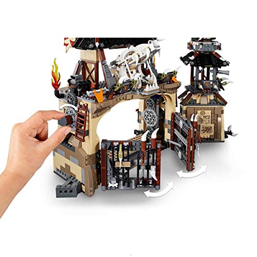 Ninjago Dragon Pit Playset with Watchtower Jail & Viewing Gallery P4176