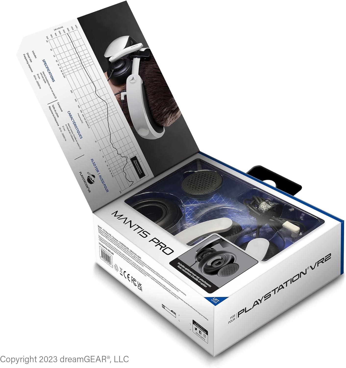 Bionik Mantis Attachable VR Headphones for PSVR2, PS5, PS4 K357900