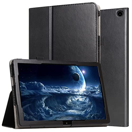Case for Onn. 10.1'' Tablet Gen 3 (2022 Model:100071485) - Folio PU Leather Stand Cover with Pencil Holder, Glitter Pink-1
