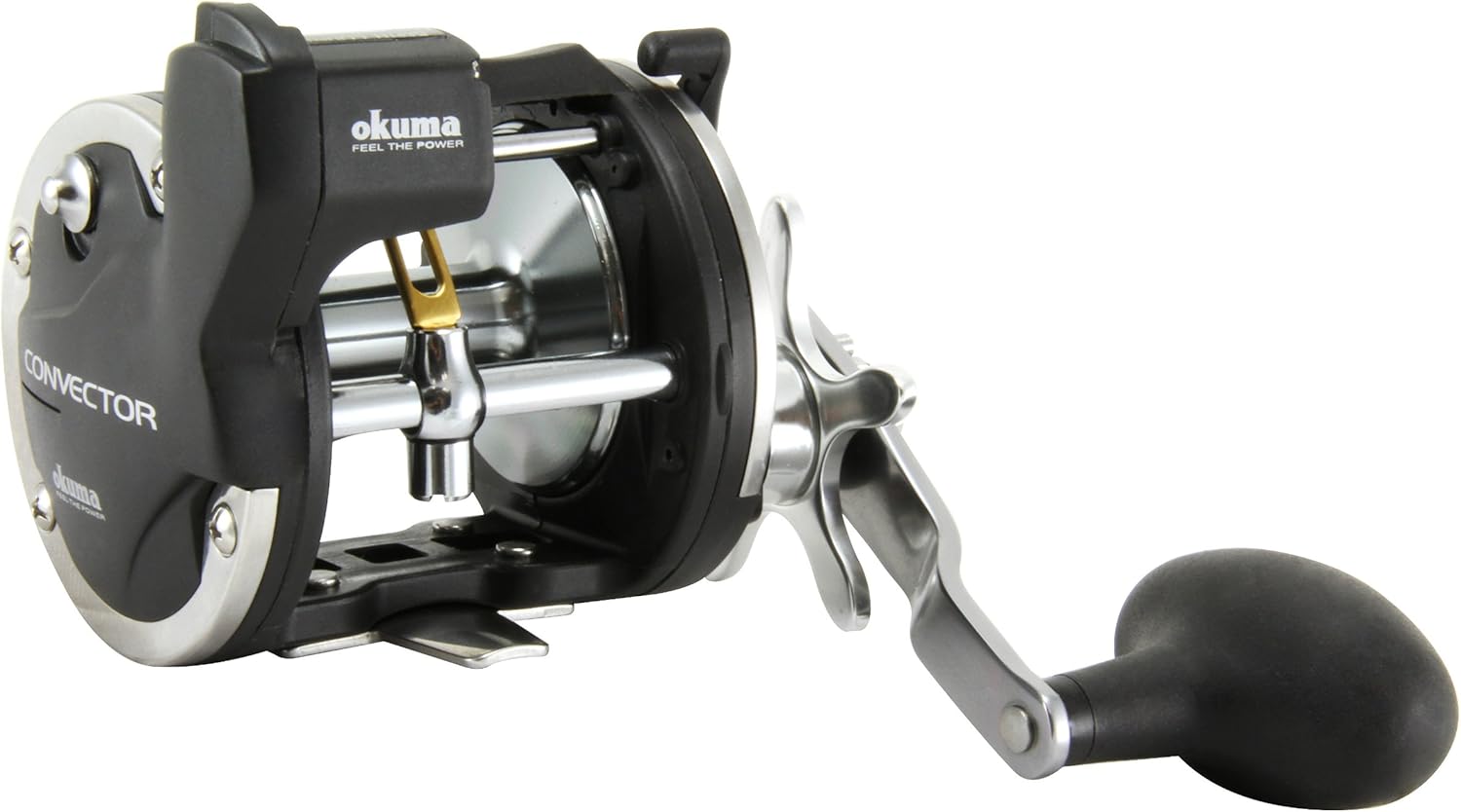 Okuma Convector Star Drag Left-handed Line Counter Reel (20/220) ,Black