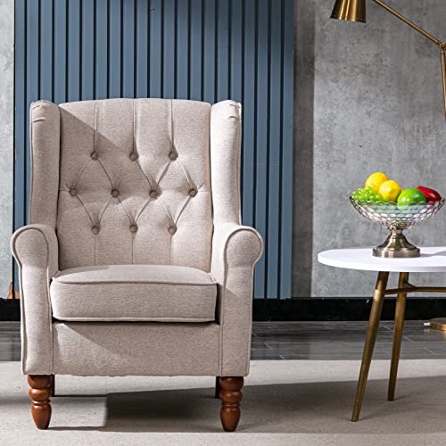COLAMY Mid Century Modern Accent Chair Set of 2, Faux Leather, Black S4169