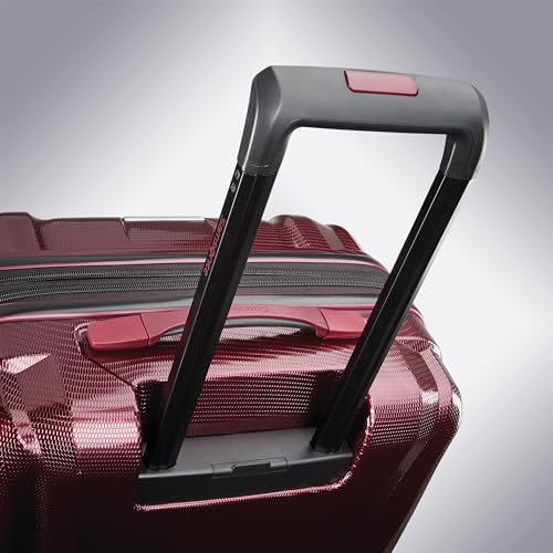 Samsonite SWERV DLX 3-Piece Hard-Shell Luggage Set, Carry-On Medium Large, Aubergine B31055