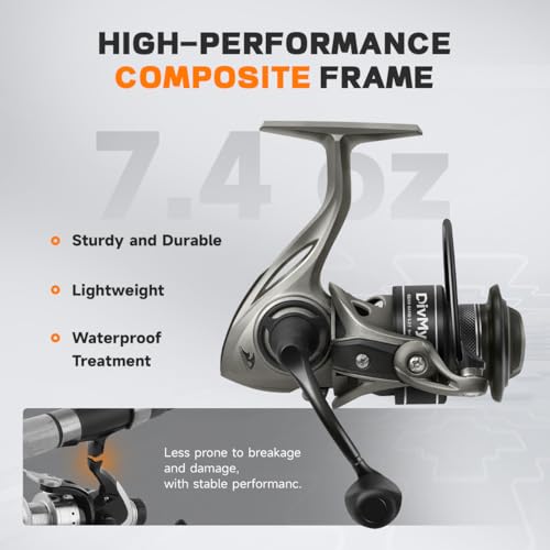 Taupe Spinning Reel, Freshwater Fishing, 9+1 Bearings, 22lbs Drag S637
