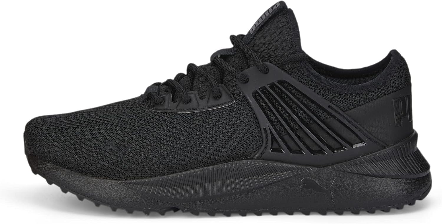 PUMA Mens Pacer Future Sneaker, PUMA Mens Black-PUMA Mens Black, 10.5