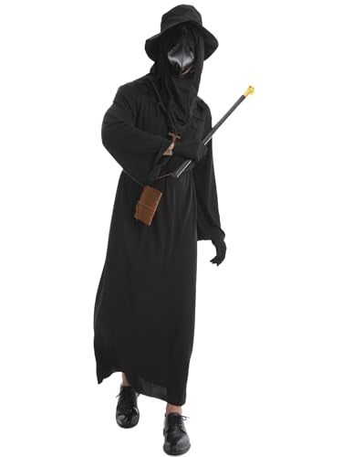 HAOSUN Plague Doctor Costume Set for Men Adults (M size) T518