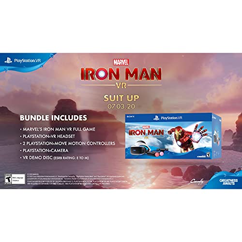 Sony Playstation VR Marvel's Iron Man Bundle White for PS4 PS5 Q42851
