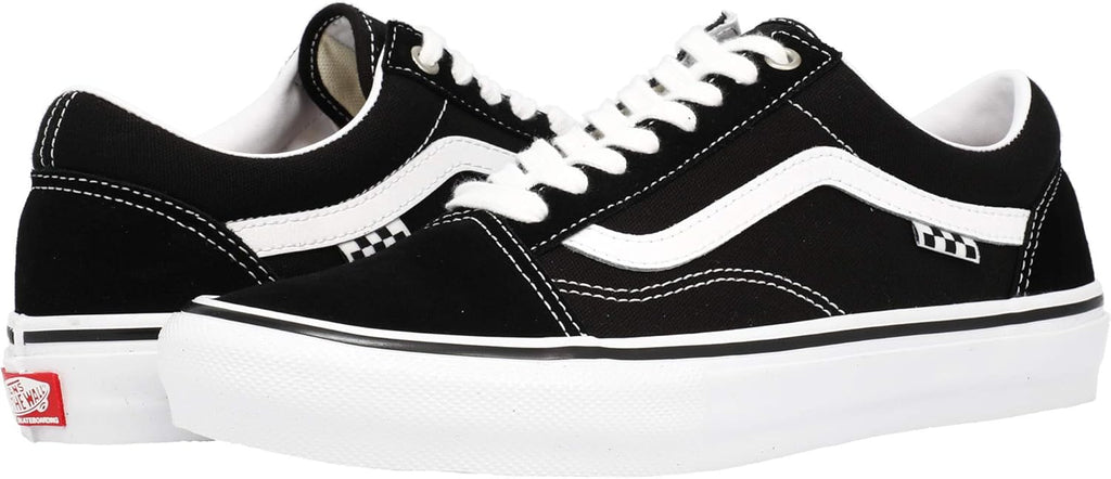 Vans Men's Skate Old Skool Sneaker, Black/White, Size 8.5