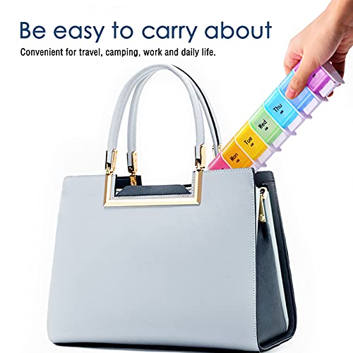 Greencycle Monthly Pill Organizer 2 Times A Day, 30 Day Medicine Case S919