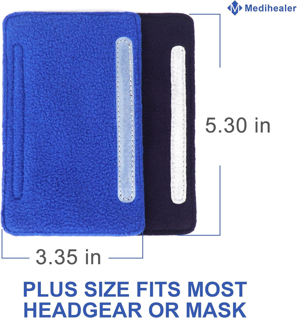 Medihealer CPAP Headgear Strap Covers, Soft Fleece Pads, 8 Pack M9594