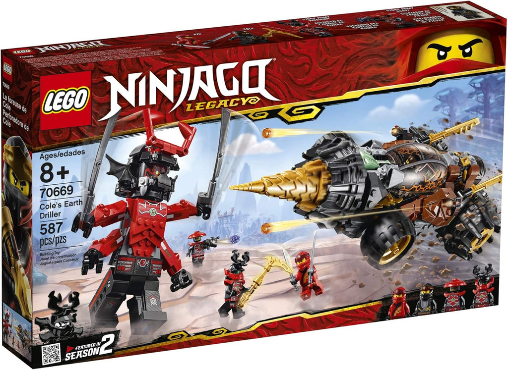 LEGO NINJAGO Legacy Cole’s Earth Driller 70669 Building Kit L9579