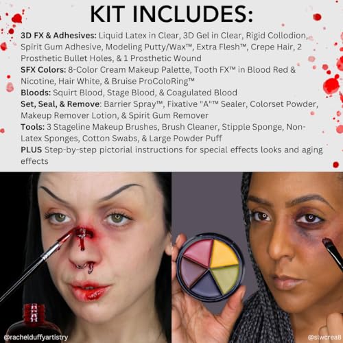 Mehron Makeup Special FX All-Pro Kit for Theatre, Halloween & Cosplay V8466