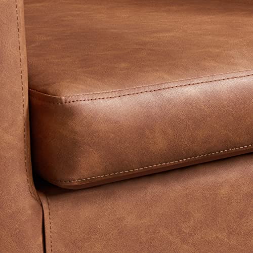 Yaheetech Velvet Accent Chair, Modern Upholstered Barrel Chair, Olive Green J55628