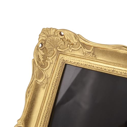 Vintage 8x10 Picture Frame with Glass Front, Antique Retro Photo Frame for Wall or Tabletop, Silver N745