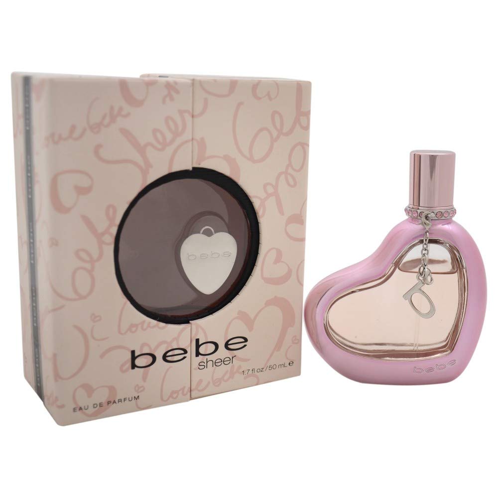 Sheer by Bebe for Women, Eau de Parfum Spray, 1.7 oz U553115