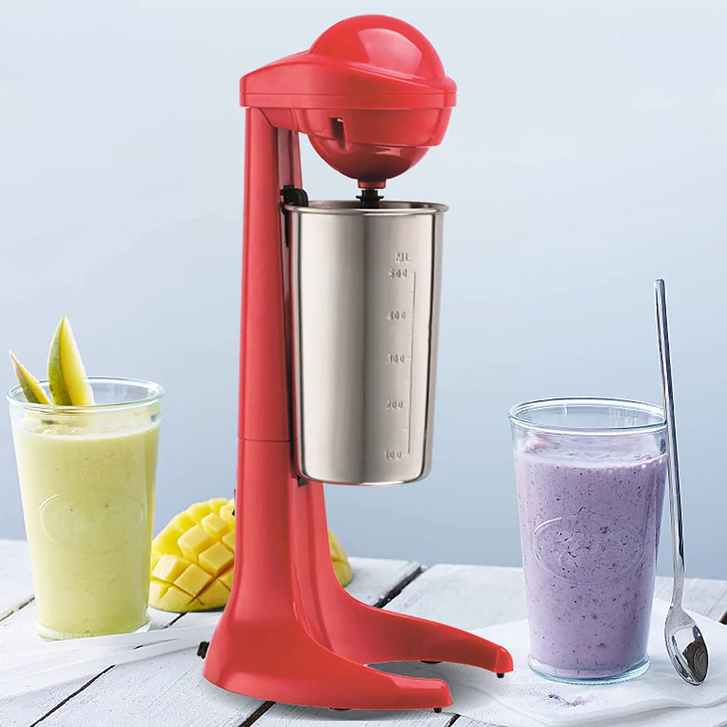 Electric Milkshake Maker Red Stainless Steel Mixing Cup 110V F993991