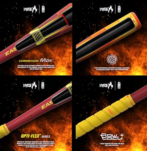 Easton Hype FIRE Baseball Bat USSSA 2 3/4" Barrel 2 Pc. Composite J8658