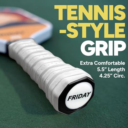 Friday Pickleball Paddle, Carbon Fiber, USA Pickleball Approved L819139