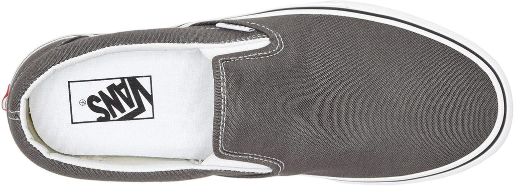 Vans Men's Classic Slip-On Core, Charcoal/White, Size 9 M287908