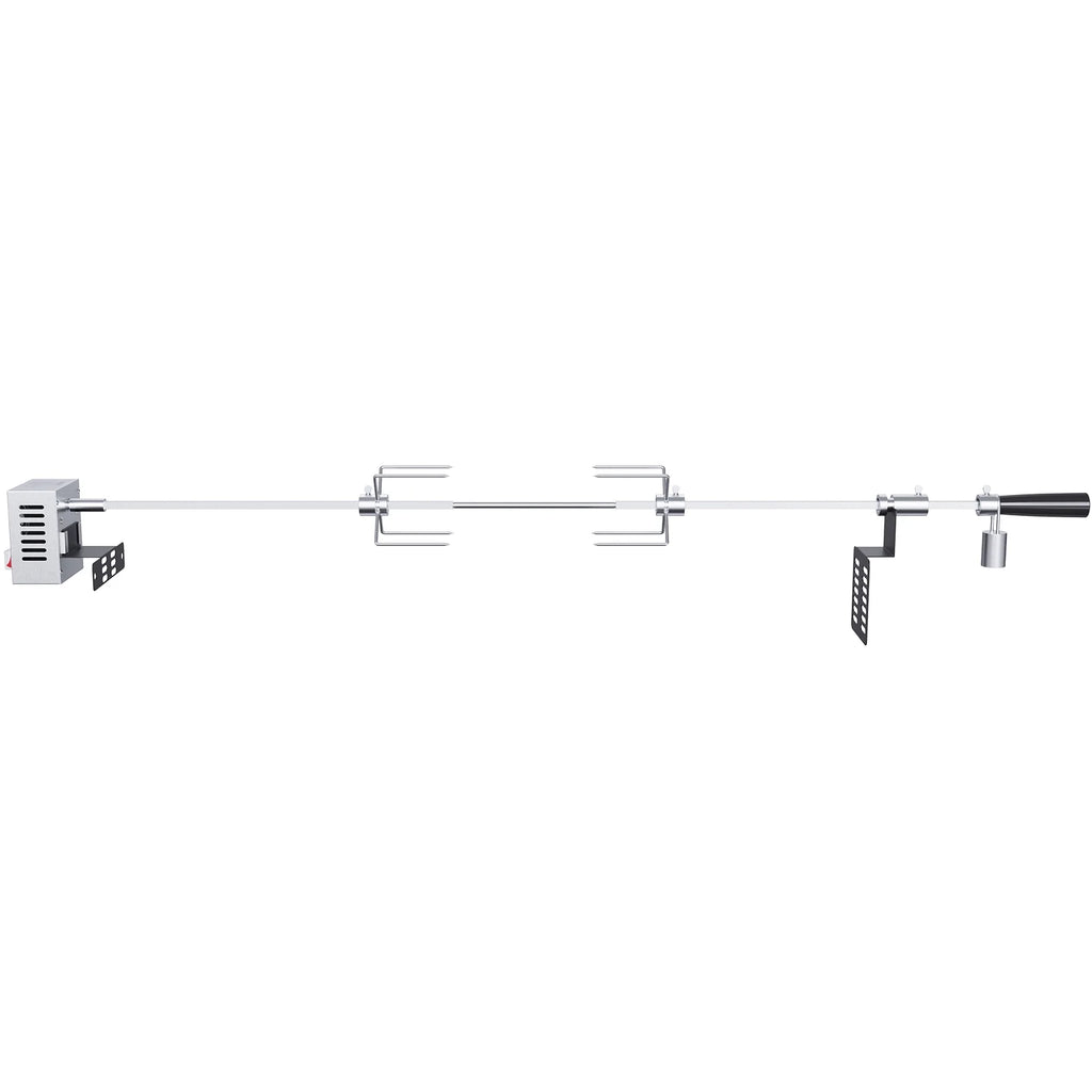 SKYSHALO Universal Grill Rotisserie Kit BBQ Roaster Spit Rod Motor L413286