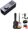 Donner DST-100S 39 Inch Full Size Electric Guitar Kit with Guitar Audio Interface