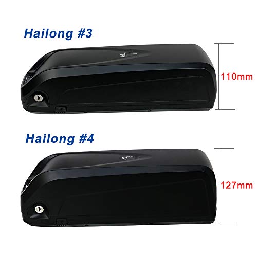 Yasco 48V 13Ah Removable Ebike Battery for Adult Electric Bike Conversion Kit D2423