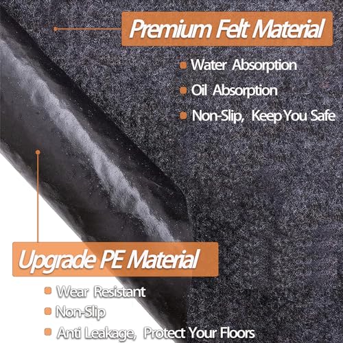 Outdoor Storage Shed Mat 10.2x8.2 FT Waterproof Anti-Slip I6495