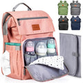 PILLANI Baby Diaper Bag Backpack - Baby Bag for Boys & Girls - Diaper Backpack - Large Travel Diaper Bags w/Changing Pad - Baby Registry Search & Shower Gifts Newborn Essentials & Items for Mom, Gray