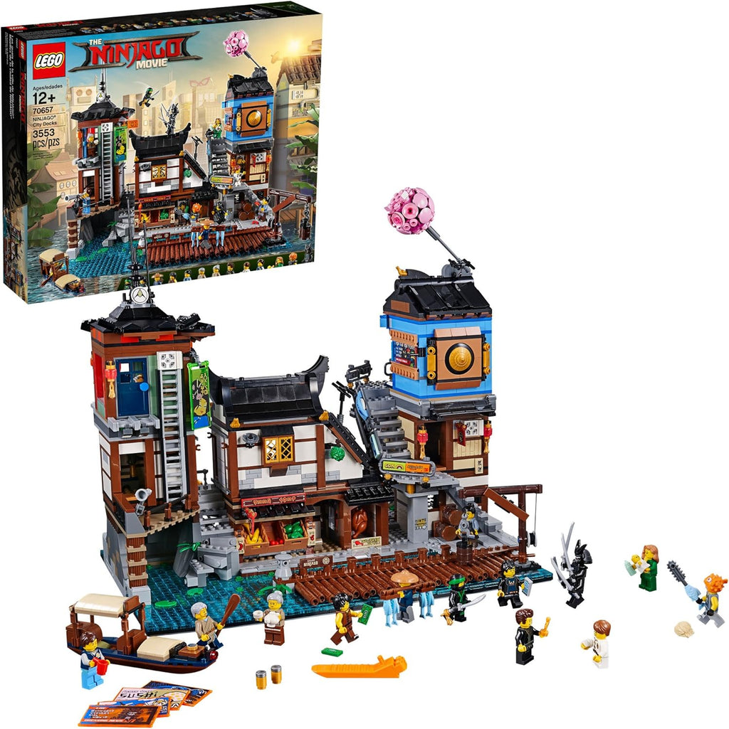 THE LEGO NINJAGO MOVIE NINJAGO City Docks 70657 Building Kit (3553 Pieces)