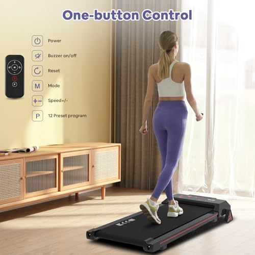 Walking Pad with Incline - Under Desk Treadmill for Home Office P508