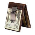 House of Jack Co. MAVERICK ID Bifold Money Clip Wallet For Men | Full Grain Leather Front Pocket Wallet | Bifold Wallet with Money Clip