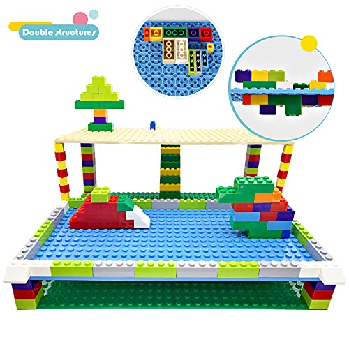 Building Bricks Compatible with Lego Classic - 300 Pieces Basic Bulk Blocks D479368