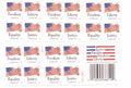 Forever Stamps "Four Flags" Booklet of 20 Stamps