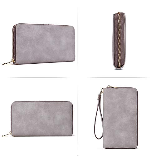 CLUCI Women's RFID Bifold Wristlet Wallet C899114
